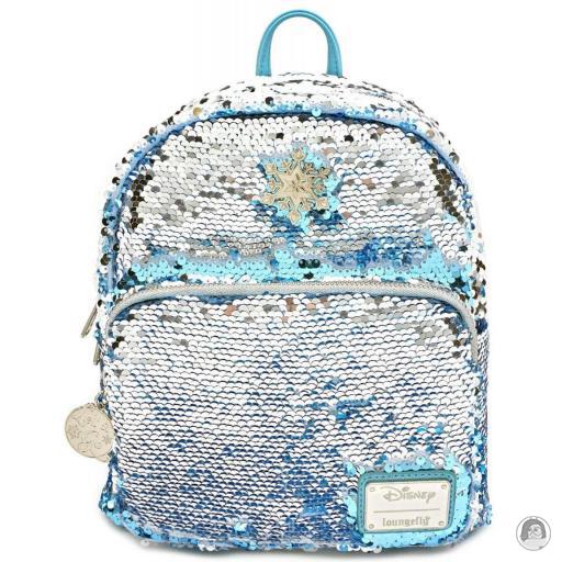 Loungefly Mini sac à dos Elsa Sequin La Reine des neiges (Disney) (La Reine des neiges (Disney))