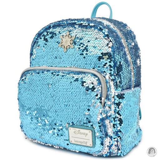 Loungefly Mini sac à dos Elsa Sequin La Reine des neiges (Disney) (La Reine des neiges (Disney))