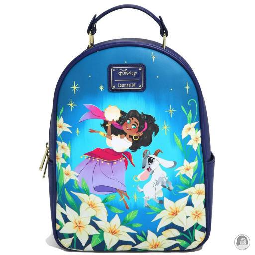 Loungefly Mini sac à dos Esméralda & Djali Floral Le Bossu de Notre-Dame (Disney)