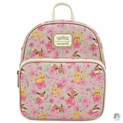 Loungefly Impression intégrale Mini sac à dos Evoli & Pikachu Floral Pokémon