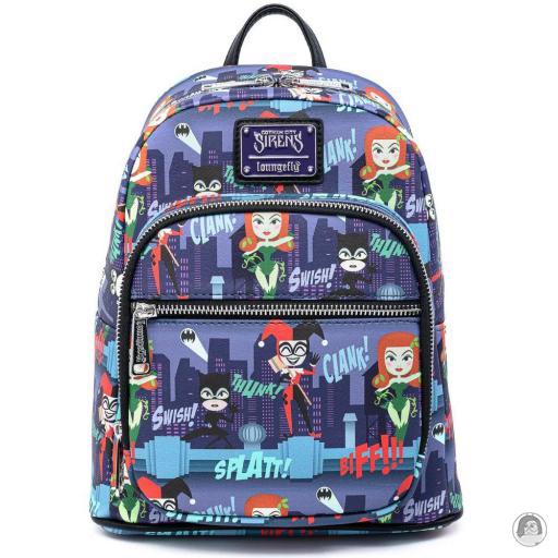 Loungefly DC Comics Mini sac à dos Les Femmes de DC Comics Impression Intégrale DC Comics