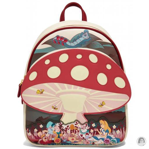 Loungefly Mini sac à dos La Fête de Thé en Folie sous le Champignon Alice au Pays des Merveilles (Disney) (Alice au Pays des Merveilles (Disney))