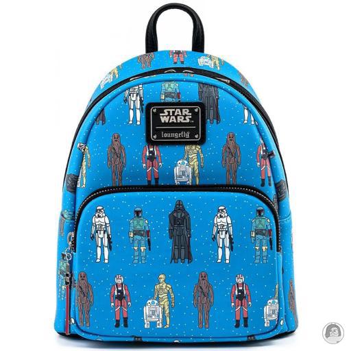 Loungefly Impression intégrale Mini sac à dos Figurines Star Wars