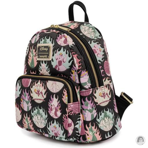 Loungefly Mini sac à dos Flammes Pastel Disney Villains (Disney) (Disney Villains (Disney))