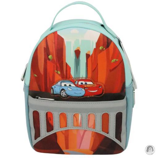 Loungefly Mini sacs à dos Mini sac à dos Flash McQueen et Sally Carrera Cars (Pixar)