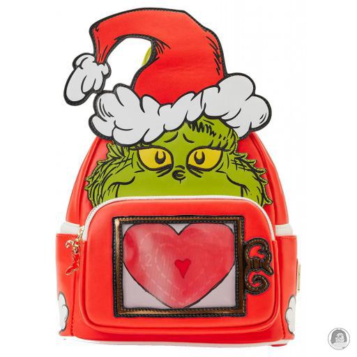 Loungefly Le Grinch Mini sac à dos Le Grinch Lenticular Heart Le Grinch