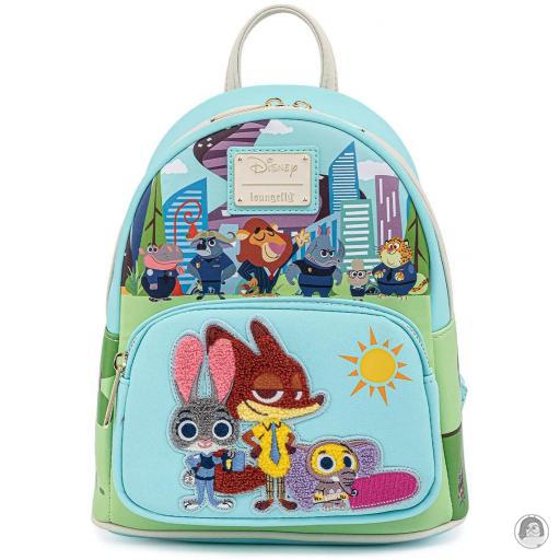 Loungefly Zootopie (Disney) Mini sac à dos Groupe Chibi Zootopie (Disney)