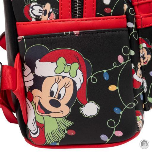 Loungefly Mini sac à dos Guirlandes de Noël Glow Mickey Mouse (Disney) (Mickey Mouse (Disney))