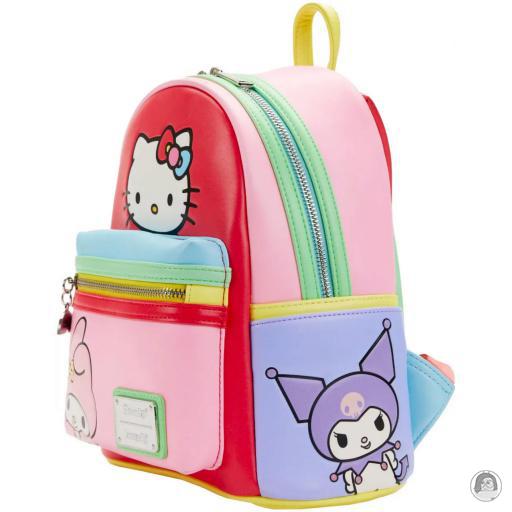 Loungefly Mini sac à dos Hello Kitty et ses amis Color Block Sanrio (Sanrio)