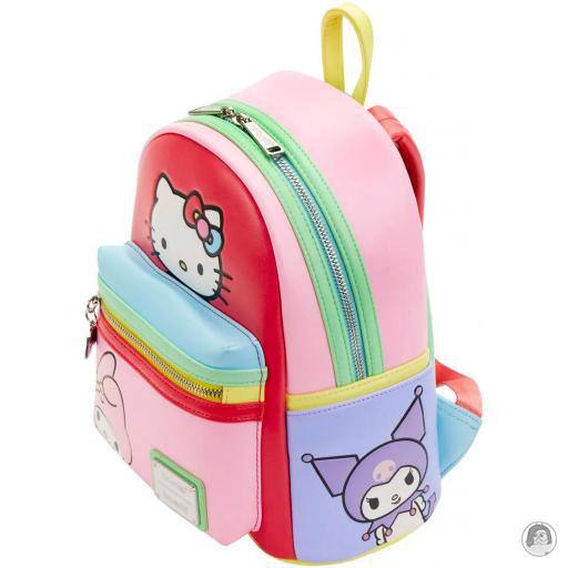 Loungefly Mini sac à dos Hello Kitty et ses amis Color Block Sanrio (Sanrio)