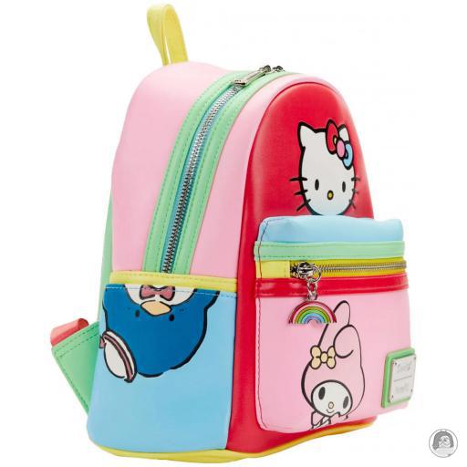 Loungefly Mini sac à dos Hello Kitty et ses amis Color Block Sanrio (Sanrio)