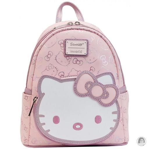 Loungefly Los Angeles Comic Con (LACC) Mini sac à dos Hello Kitty Irisé Sanrio