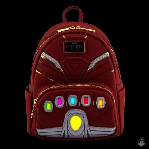 Loungefly Mini sac à dos Iron Man Gant de l'Infini Light Up Avengers (Marvel) (Avengers (Marvel))