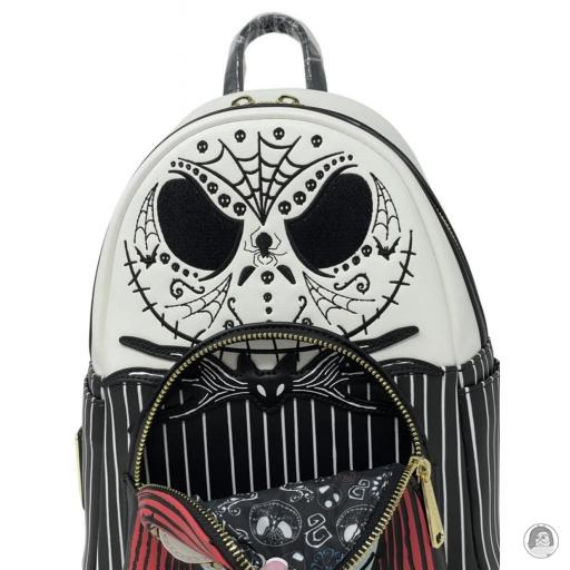 Loungefly Mini sac à dos Jack et Sally Crâne de Sucre (Calavera) Cosplay L'Étrange Noël de Monsieur Jack (Disney) (L'Étrange Noël de Monsieur Jack (Disney))