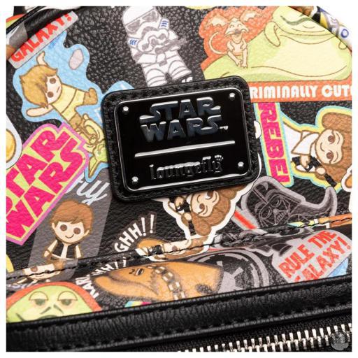 Loungefly Mini sac à dos Kawaii Sticker Impression Intégrale Star Wars (Star Wars)