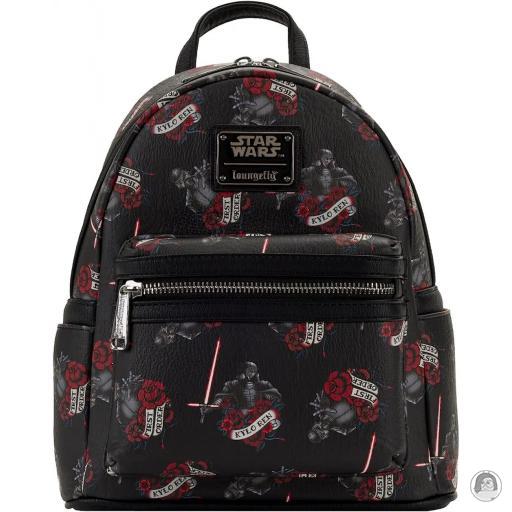 Loungefly ShopZimo Mini sac à dos Kylo Ren Tatouages Roses Impression Intégrale Star Wars