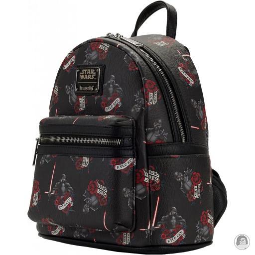 Loungefly Mini sac à dos Kylo Ren Tatouages Roses Impression Intégrale Star Wars (Star Wars)