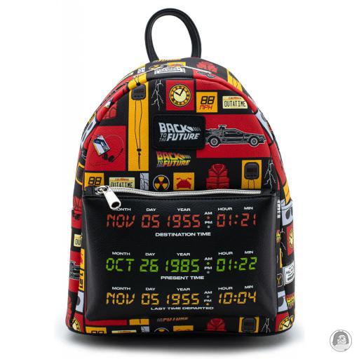 Loungefly Mini sac à dos La Machine à Remonter le Temps DeLorean  Retour vers le futur