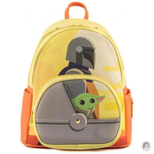 Loungefly Mini sac à dos Le Mandalorien avec Grogu dans le berceau Star Wars