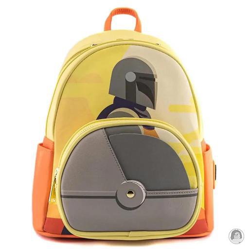 Loungefly Mini sac à dos Le Mandalorien avec Grogu dans le berceau Star Wars (Star Wars)