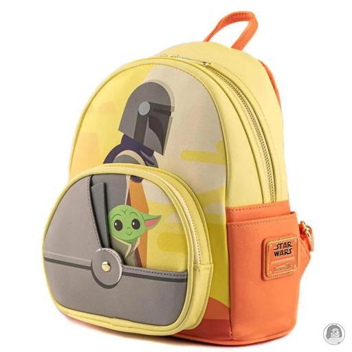 Loungefly Mini sac à dos Le Mandalorien avec Grogu dans le berceau Star Wars (Star Wars)