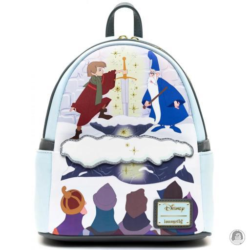 Loungefly Mini sac à dos Merlin et Arthur L'épée dans le Rocher Merlin l'Enchanteur (Disney)