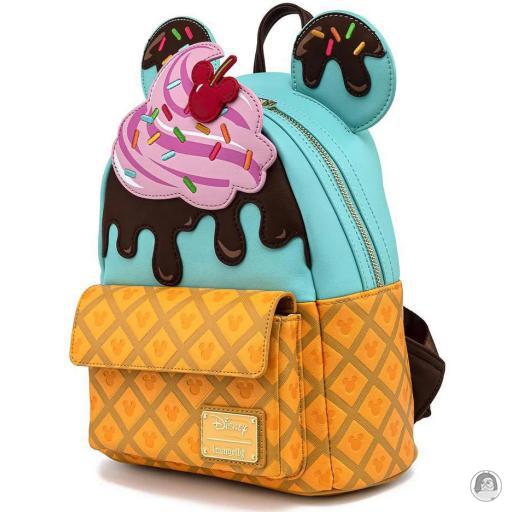 Loungefly Mini sac à dos Mickey et Minnie Mouse Crème Glacée Mickey Mouse (Disney) (Mickey Mouse (Disney))