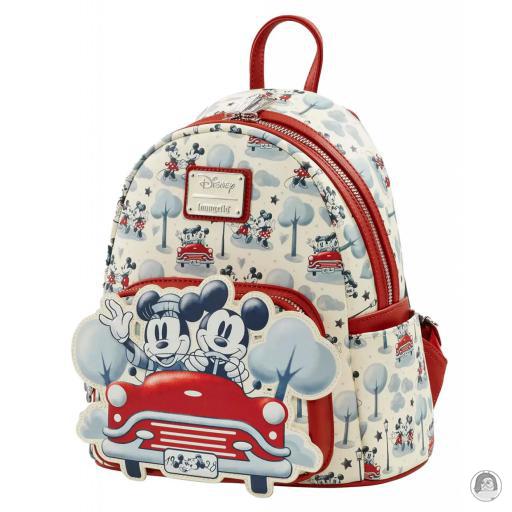 Loungefly Mini sac à dos Mickey et Minnie Voiture Mickey Mouse (Disney) (Mickey Mouse (Disney))