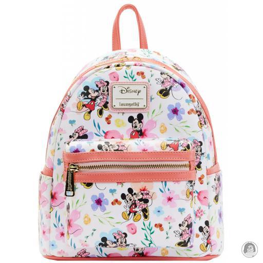 Loungefly Mini sac à dos Mickey & Minnie Mouse Floral Mickey Mouse (Disney) (Mickey Mouse (Disney))