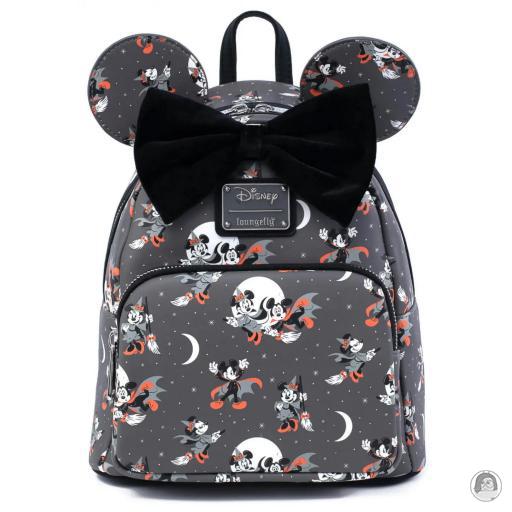 Loungefly Impression intégrale Mini sac à dos Mickey & Minnie Mouse Halloween Mickey Mouse (Disney)