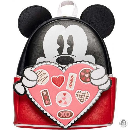 Loungefly Mini sacs à dos Mini sac à dos Mickey Mouse Cosplay Boîte de Chocolats Saint-Valentin Mickey Mouse (Disney)