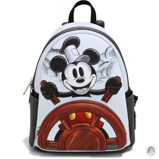 Loungefly BoxLunch Mini sac à dos Mickey Steamboat Willie Mickey Mouse (Disney)