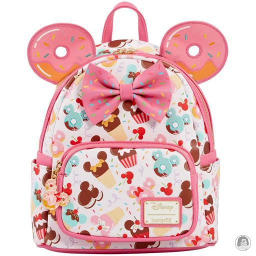 Loungefly Mickey Mouse (Disney) Mini sac à dos Minnie Cupcake et Donuts Impression Intégrale Mickey Mouse (Disney)