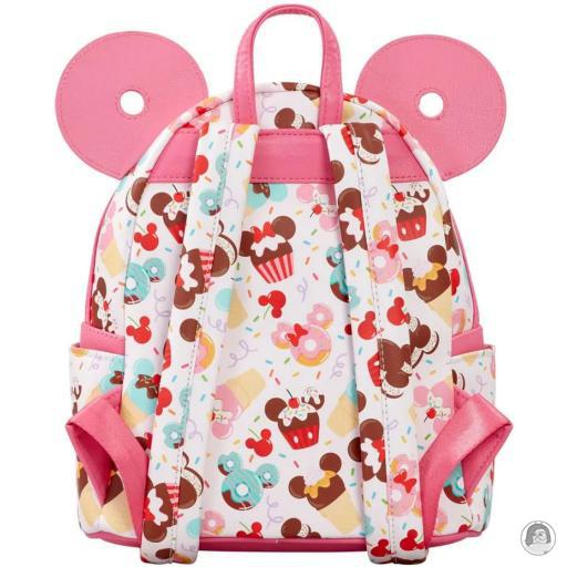 Loungefly Mini sac à dos Minnie Cupcake et Donuts Impression Intégrale Mickey Mouse (Disney) (Mickey Mouse (Disney))