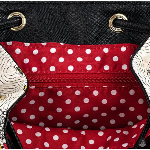 Loungefly Mini sac à dos Minnie et Mickey posent avec le Nœud de Minnie en Métal Mickey Mouse (Disney) (Mickey Mouse (Disney))