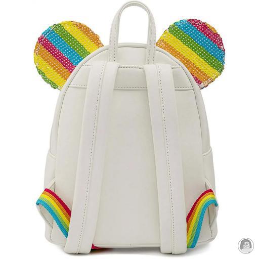 Loungefly Mini sac à dos Minnie Mouse Arc-en-ciel Sequin Mickey Mouse (Disney) (Mickey Mouse (Disney))