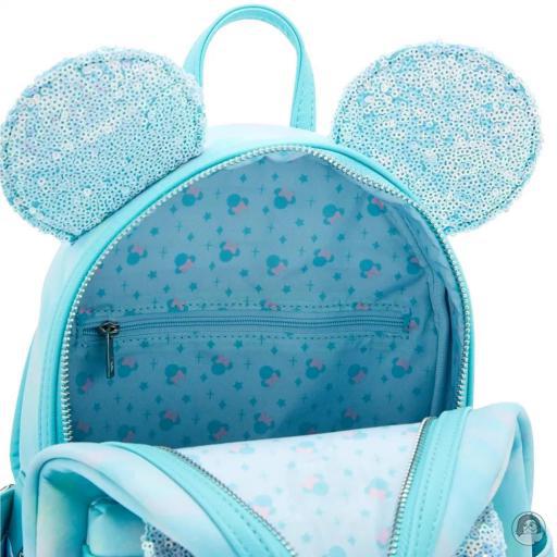 Loungefly Mini sac à dos Minnie Mouse avec un Nœud Sequin Bleu Mickey Mouse (Disney) (Mickey Mouse (Disney))