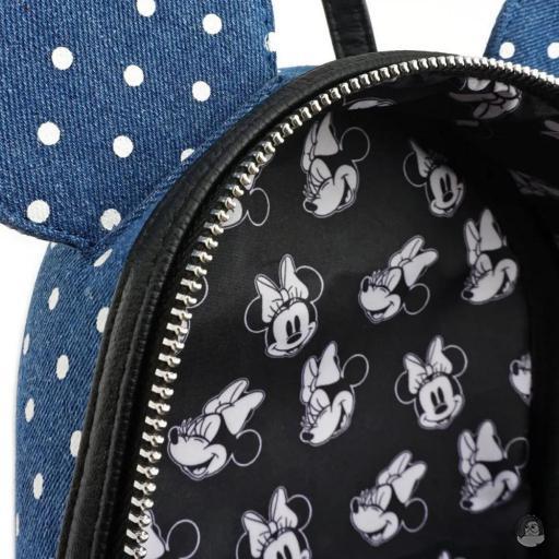 Loungefly Mini sac à dos Minnie Mouse Denim Polka à Pois Mickey Mouse (Disney) (Mickey Mouse (Disney))