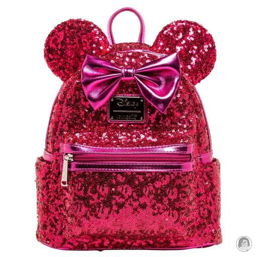 Loungefly Sequin Mini sac à dos Minnie Mouse Magenta Sequin Mickey Mouse (Disney)