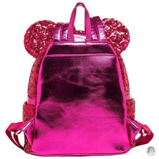 Loungefly Mini sac à dos Minnie Mouse Magenta Sequin Mickey Mouse (Disney) (Mickey Mouse (Disney))