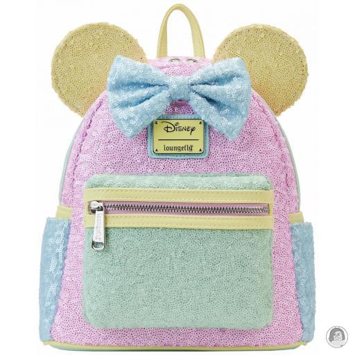 Loungefly Mini sac à dos Minnie Mouse Pastel Sequin Mickey Mouse (Disney) (Mickey Mouse (Disney))