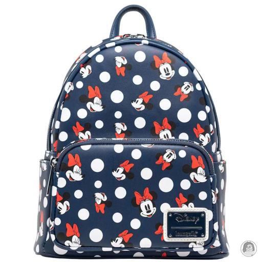 Loungefly 707 Street Mini sac à dos Minnie Mouse à Pois (Bleu) Mickey Mouse (Disney)