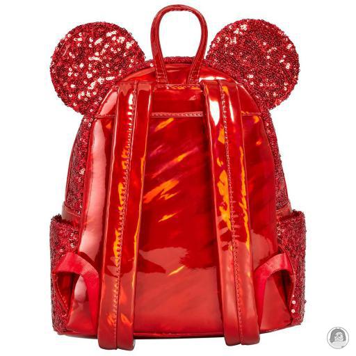 Loungefly Mini sac à dos Minnie Mouse Rouge Sequin Mickey Mouse (Disney) (Mickey Mouse (Disney))