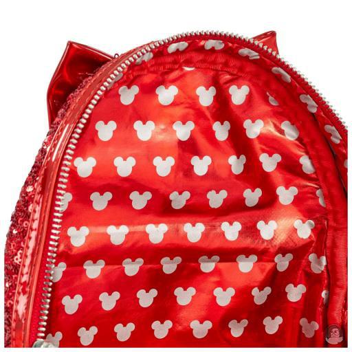 Loungefly Mini sac à dos Minnie Mouse Rouge Sequin Mickey Mouse (Disney) (Mickey Mouse (Disney))