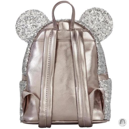 Loungefly Mini sac à dos Minnie Mouse Sequin Argent Mickey Mouse (Disney) (Mickey Mouse (Disney))