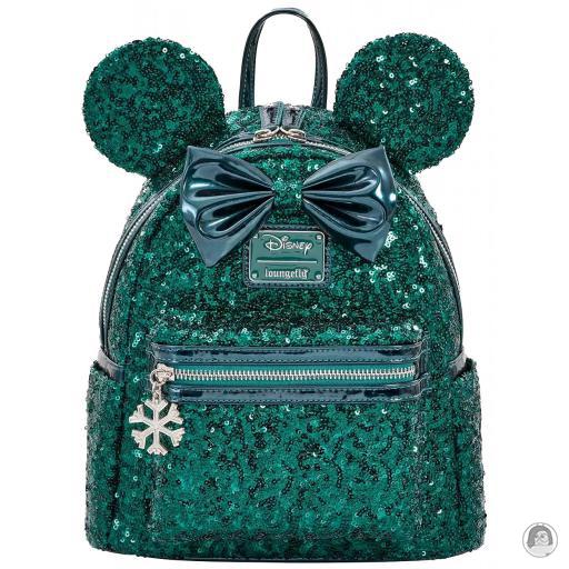 Loungefly Funko Europe Mini sac à dos Minnie Mouse Sequin Vert Mickey Mouse (Disney)