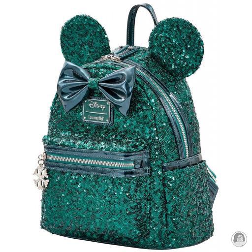 Loungefly Mini sac à dos Minnie Mouse Sequin Vert Mickey Mouse (Disney) (Mickey Mouse (Disney))