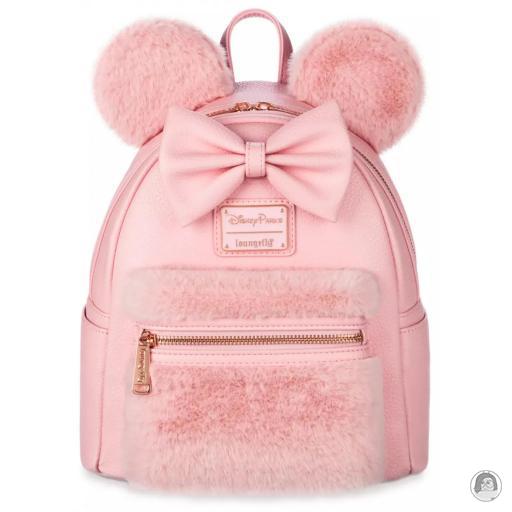 Loungefly Shop Disney Mini sac à dos Minnie Porcinet Rose Disney Parks