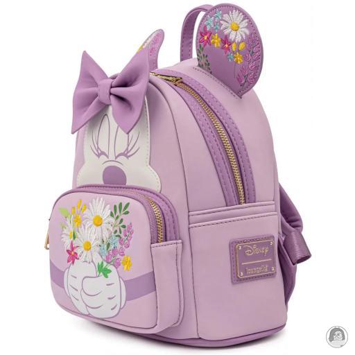 Loungefly Mini sac à dos Minnie tenant des Fleurs Mickey Mouse (Disney) (Mickey Mouse (Disney))