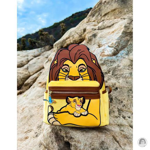 Loungefly Mini sac à dos Mufasa et Simba Cosplay Le Roi Lion (Disney) (Le Roi Lion (Disney))